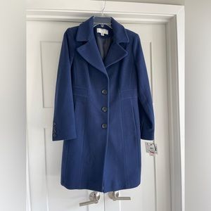 New with tags Anne Klein wool coat. 8P.